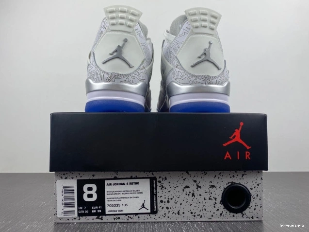 HYPE Laser Retro Jordan Anniversary 4 30th 705333-105 0727